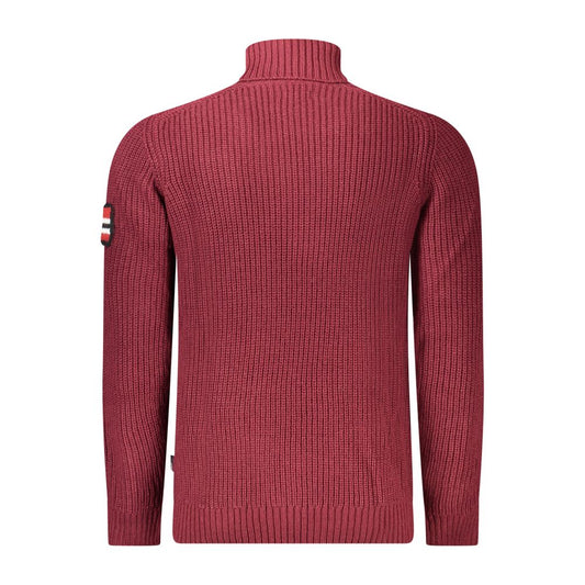 Red Wool Turtleneck
