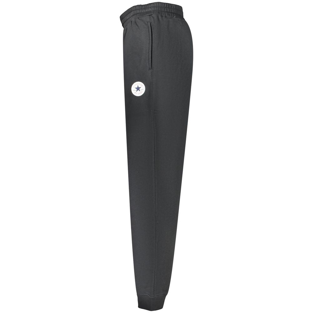 Black Cotton Men's Trouser