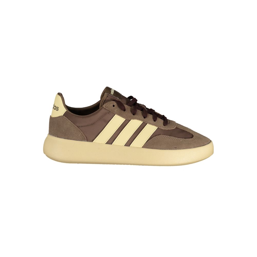 Brown Polyurethane Men's Sneaker
