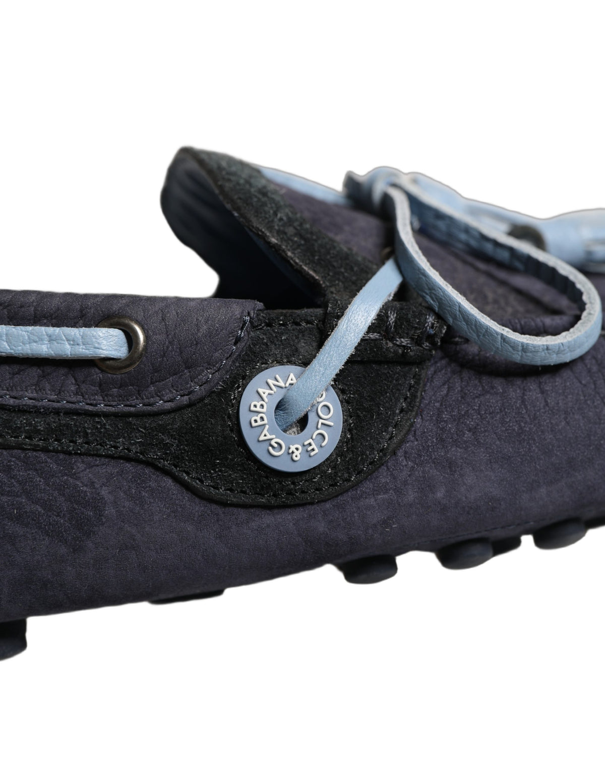 Navy Blue Suede Leather Tassel Loafers Shoes