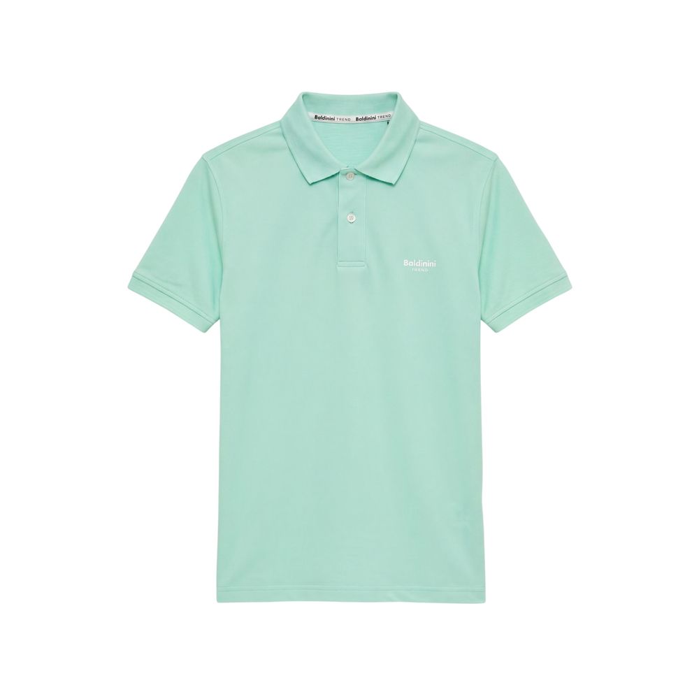 Green Cotton Men's Polo-Shirt