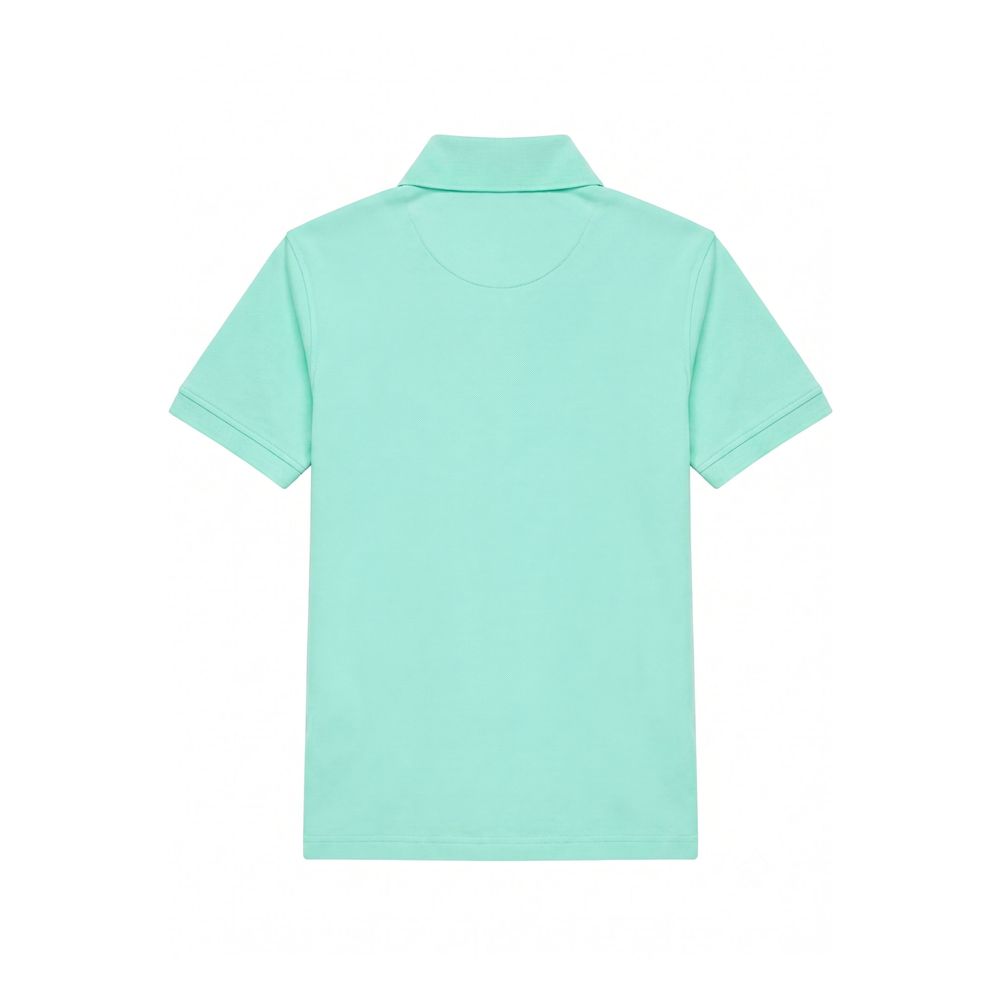 Green Cotton Men's Polo-Shirt