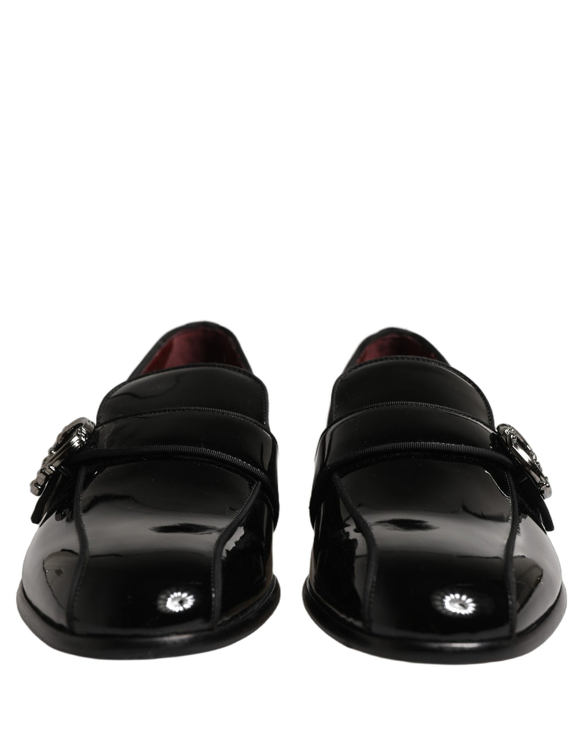 Black Patent Leather Men Loafers Shoes