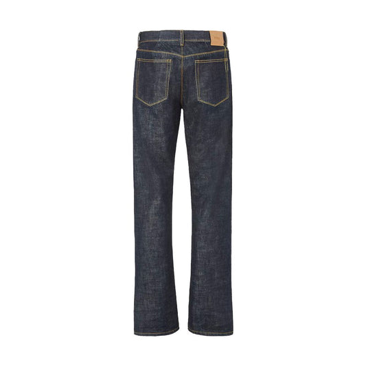 Blue Cotton Slim Fit Jeans