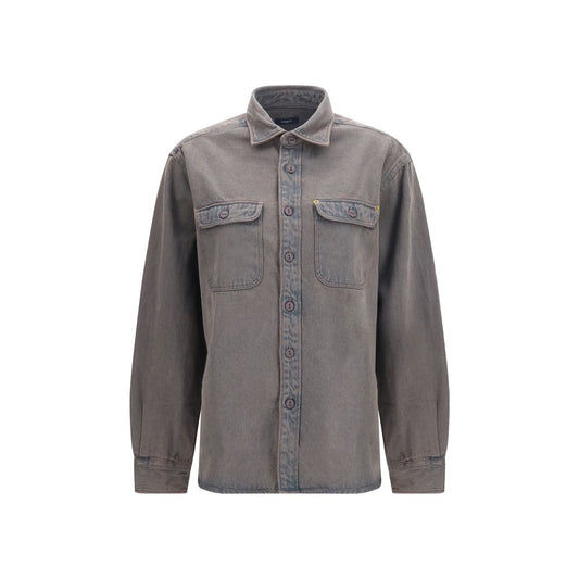Gray Denim Shirt