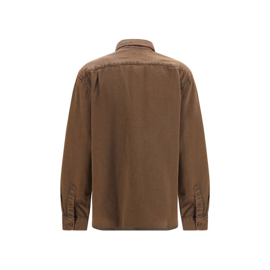 Brown Denim Shirt