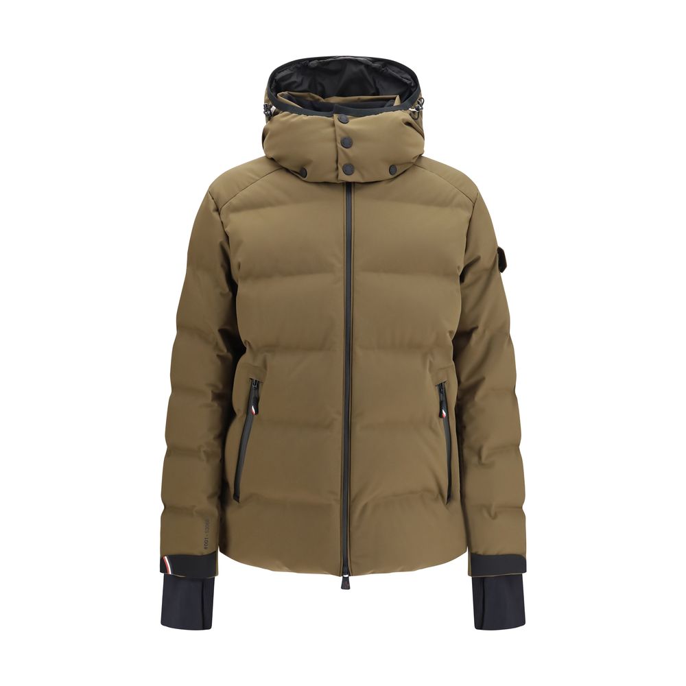 Brown Goose Down Full-Length Jacket