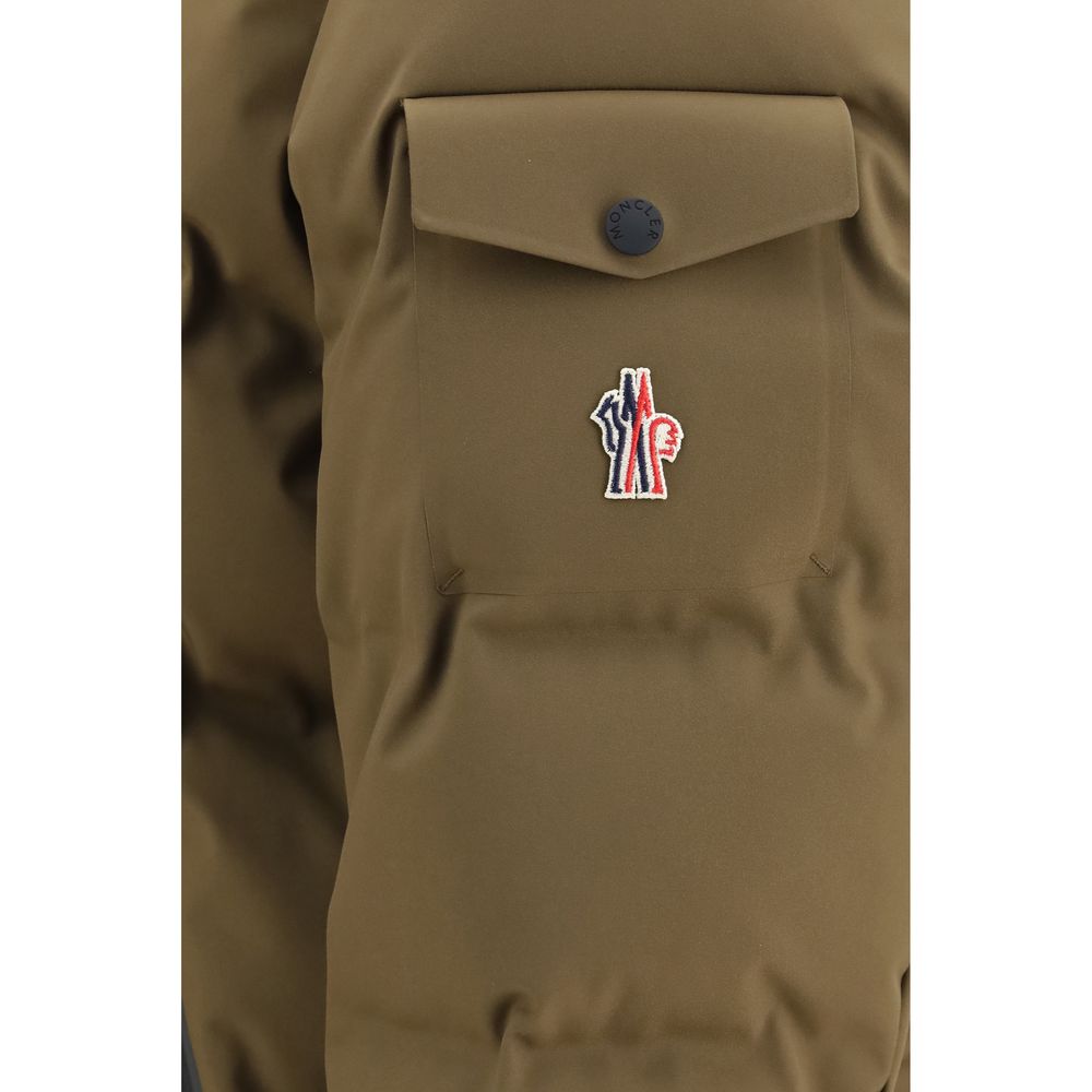 Brown Goose Down Full-Length Jacket