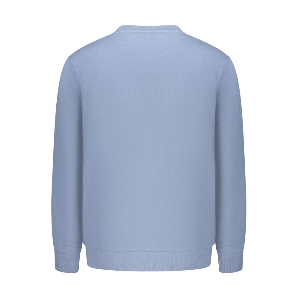Blue Cotton Men's Sweatshirt