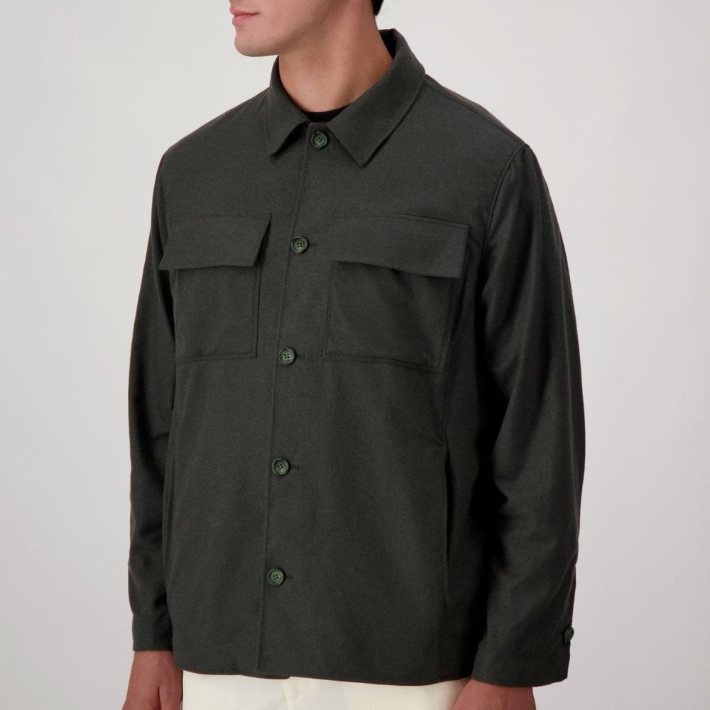 Bicolor Cashmere Full-Length Jacket