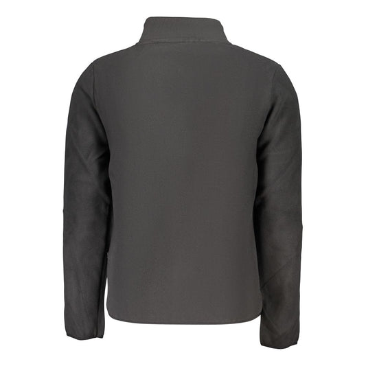 Black Polyester Men's Sweatshirt