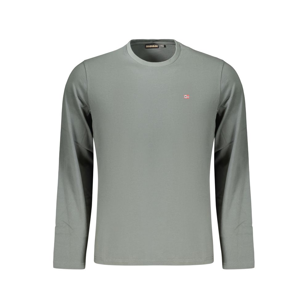 Green Cotton Men's T-Shirt