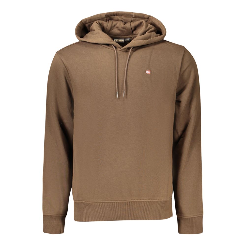 Brown Cotton Men's Sweatshirt