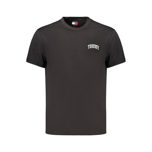 Black Cotton Men's T-Shirt
