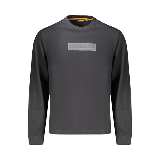 Black Cotton Men's T-Shirt