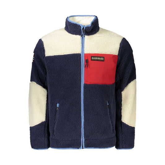 Blue Polyamide Men's Jacket