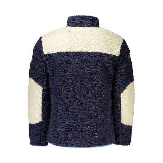 Blue Polyamide Men's Jacket
