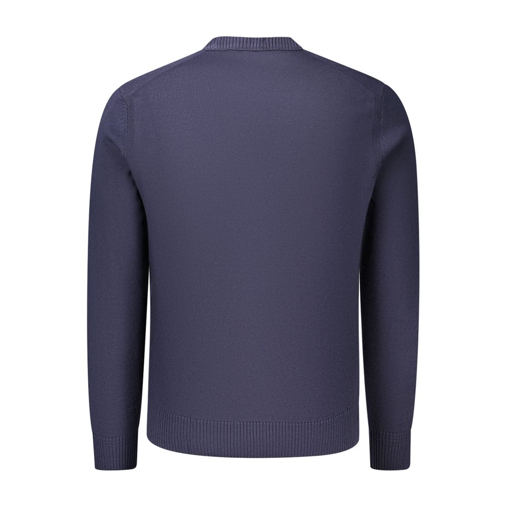 Blue Wool Men's Sweater