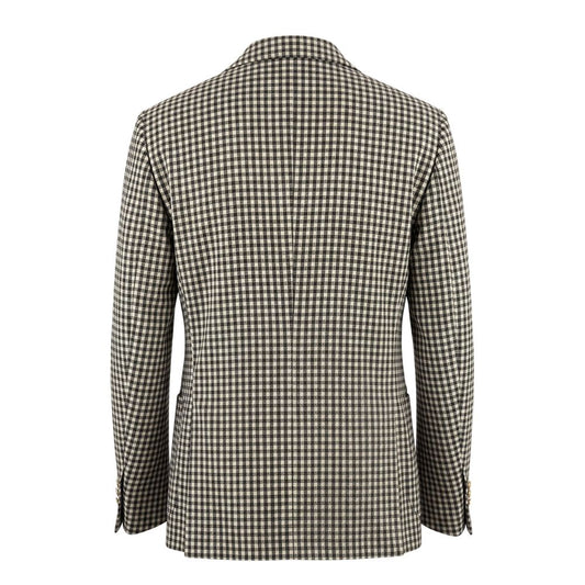 Green Viscose Men's Jacket