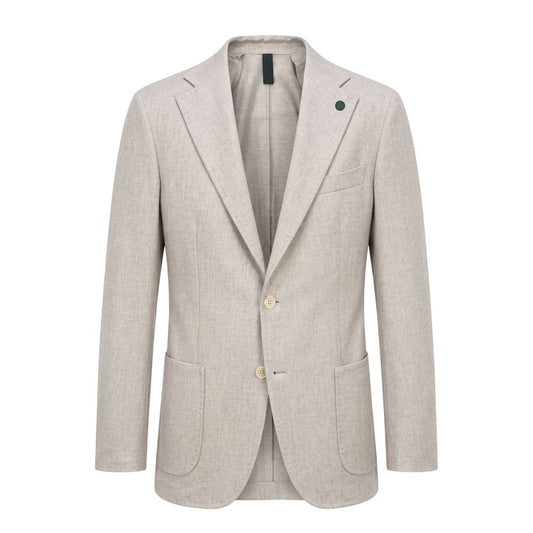 Grey Wool Men Jacket