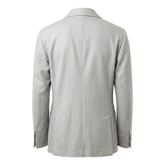 Grey Wool Men Jacket