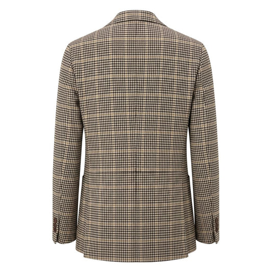 Beige Nylon Men Jacket
