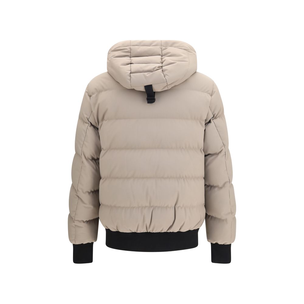 Beige Nylon Shell Jacket