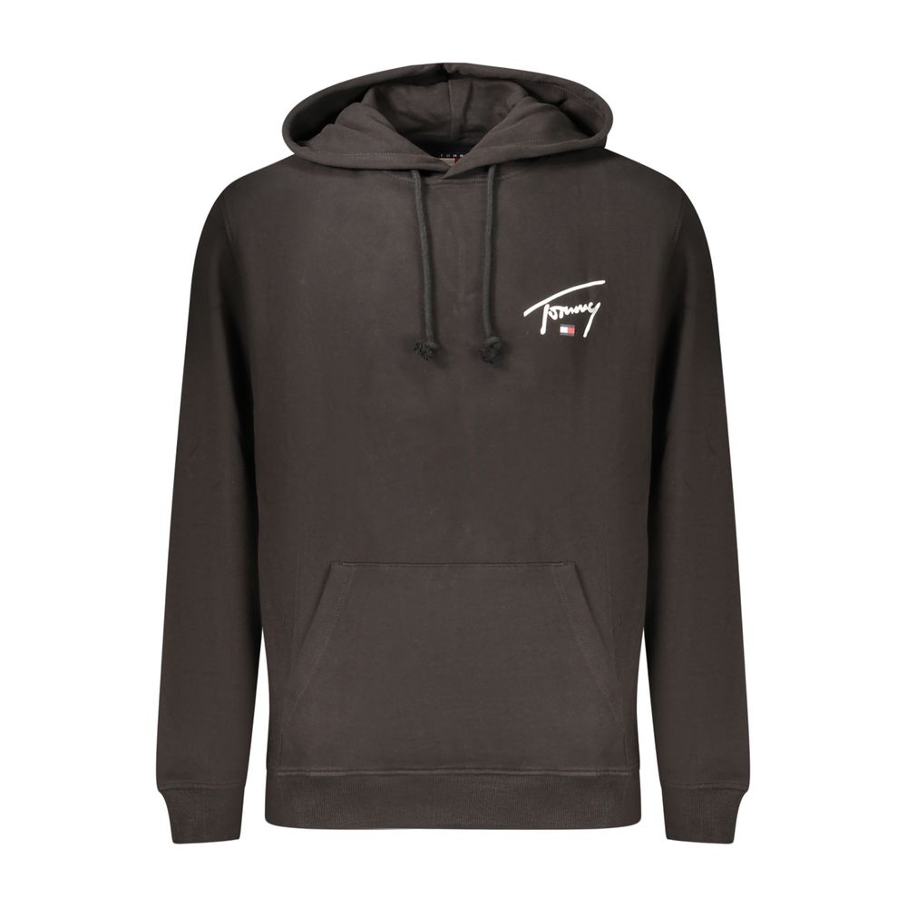 Black Cotton Men's Sweatshirt