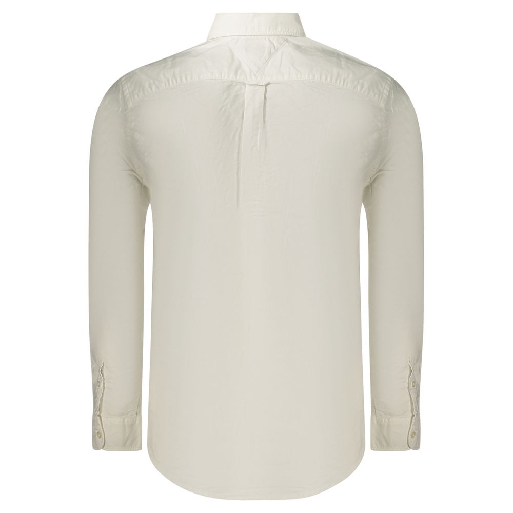 White Cotton Men's Shirt