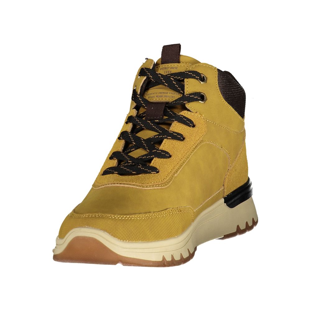 Brown Polyurethane Men's Boot