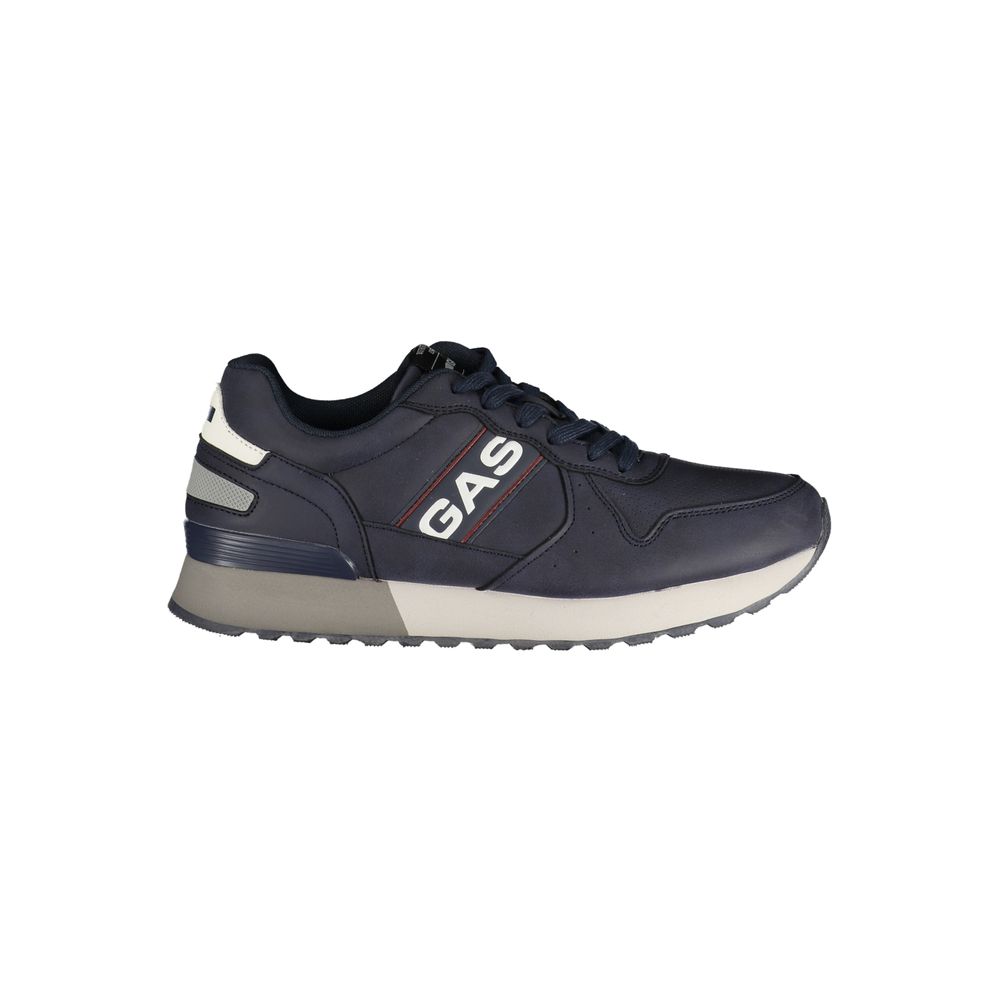 Blue Polyurethane Men's Sneaker