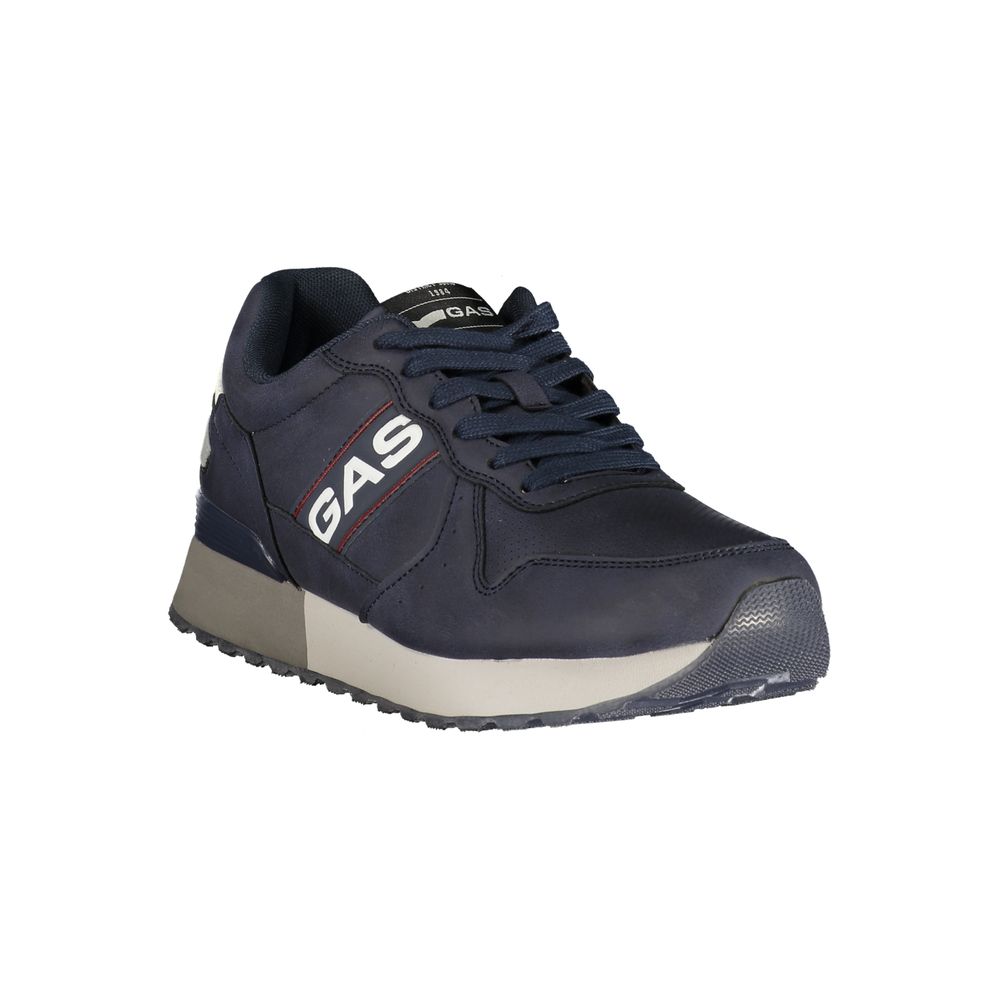 Blue Polyurethane Men's Sneaker