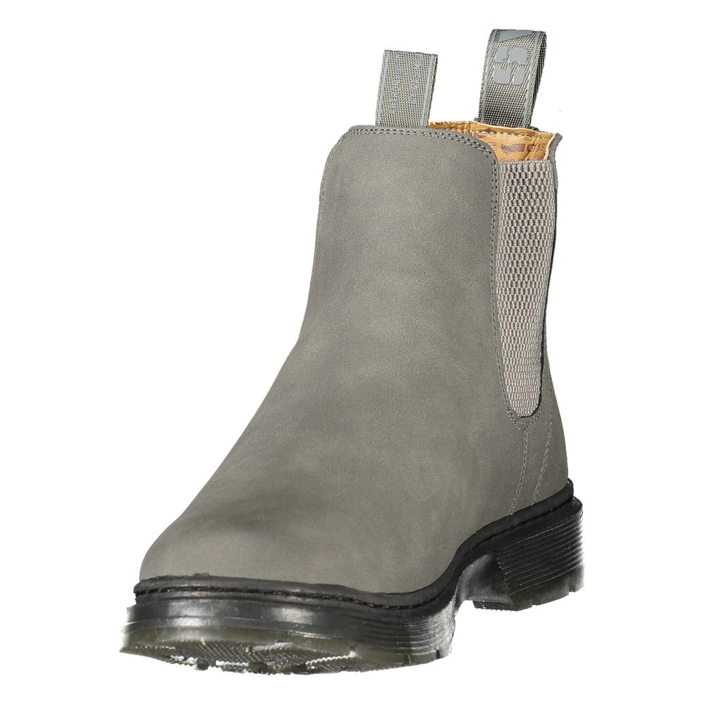 Grey Polyurethane Men's Boot