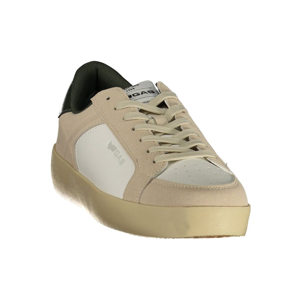 White Polyurethane Men's Sneaker