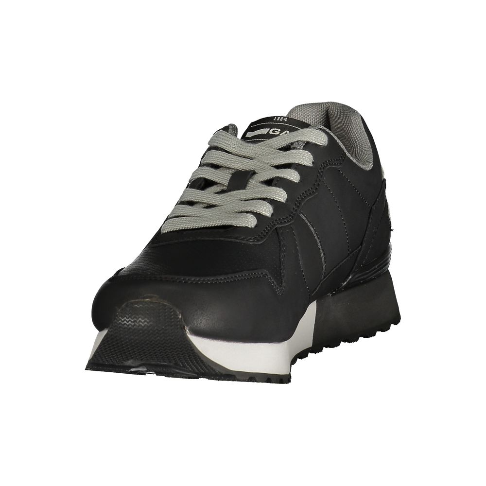 Nero Polyurethane Men's Sneaker