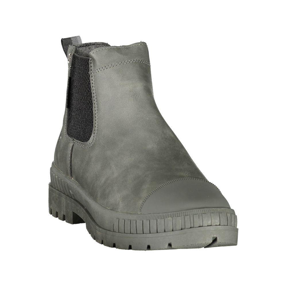 Grey Polyurethane Men's Boot