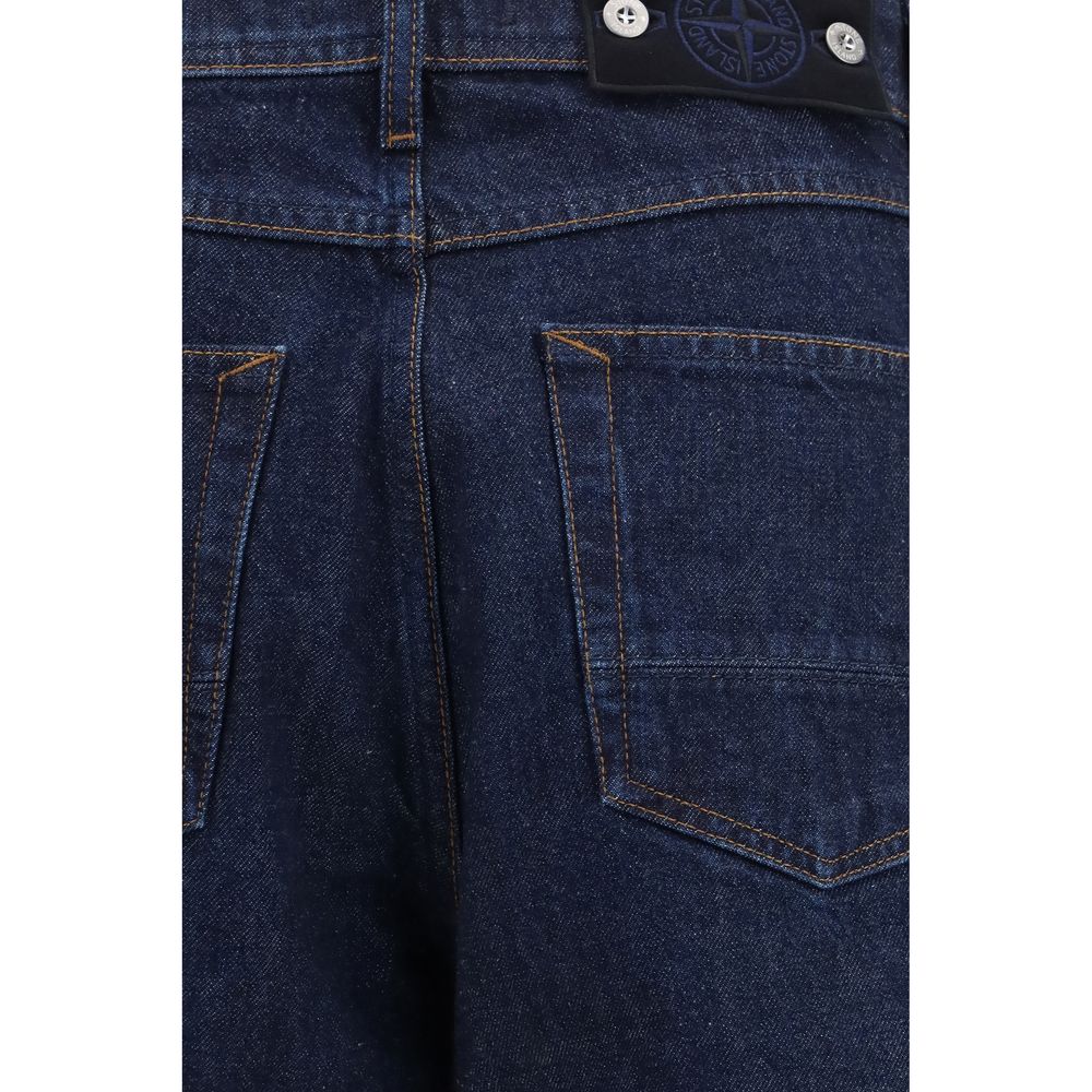 Blue Cotton Jeans Denim