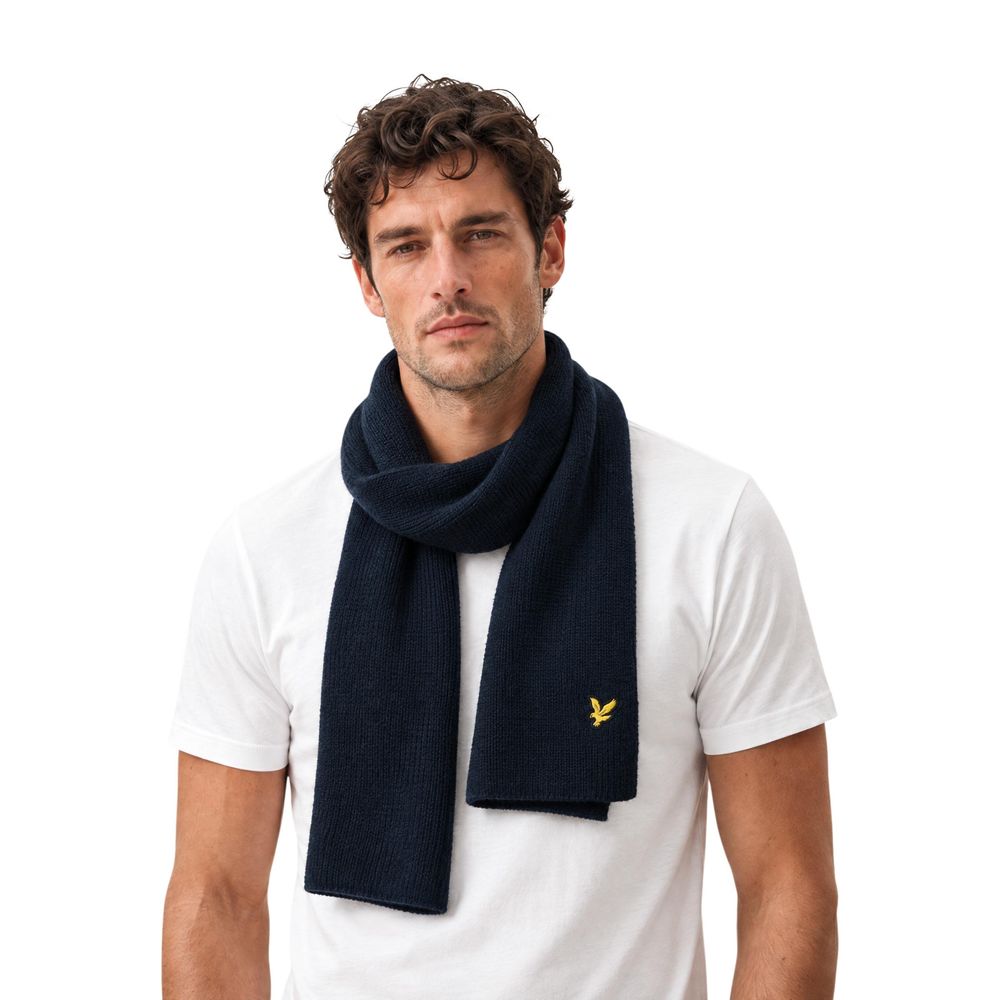 Blue Viscose Scarf