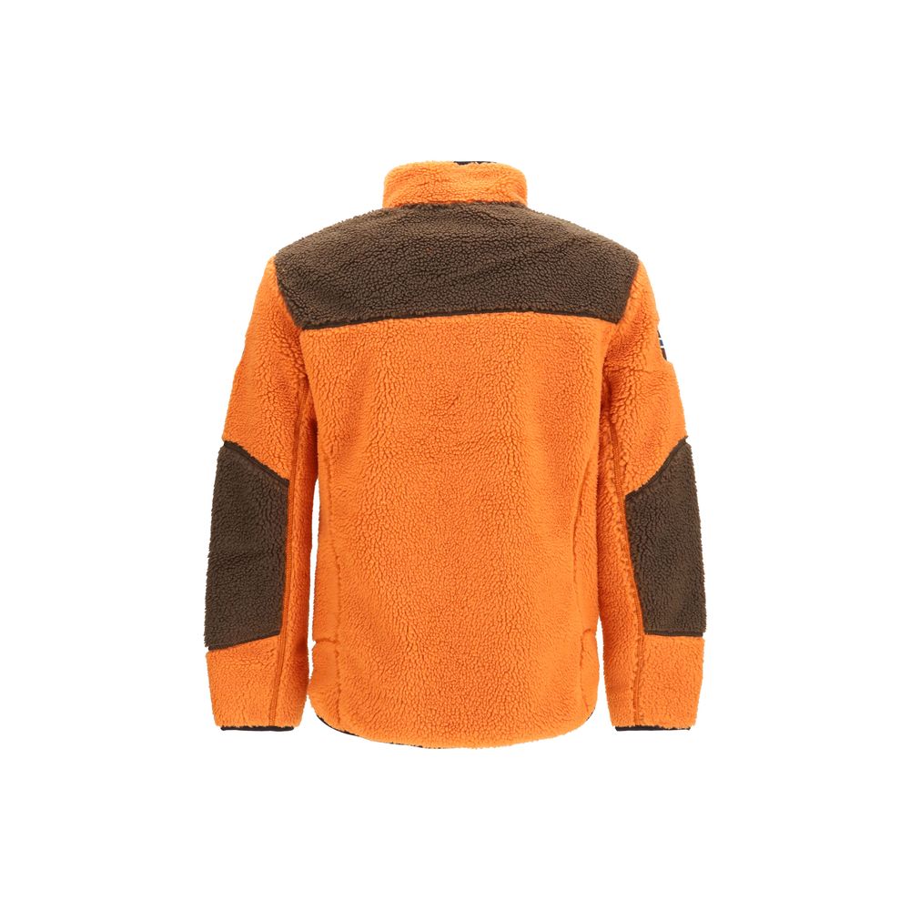 Orange Polyester Sweatshirt