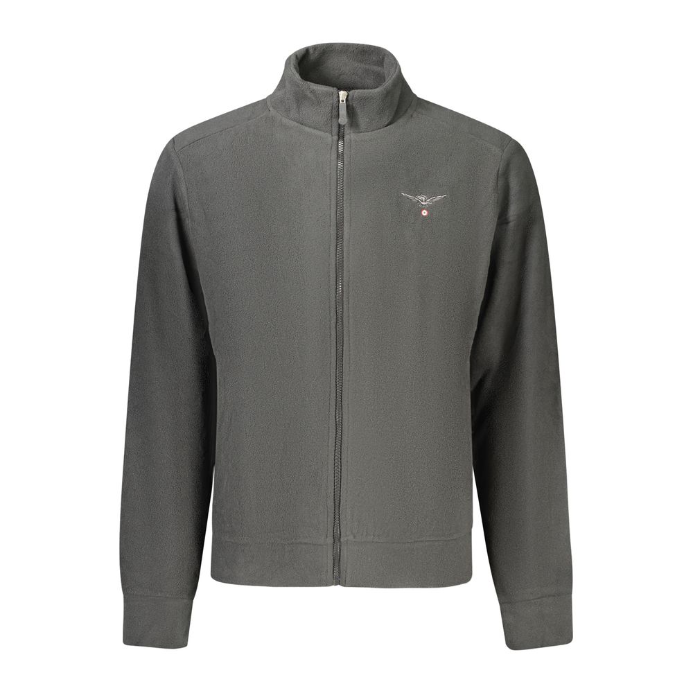 Black Polyester Men's Sweatshirt