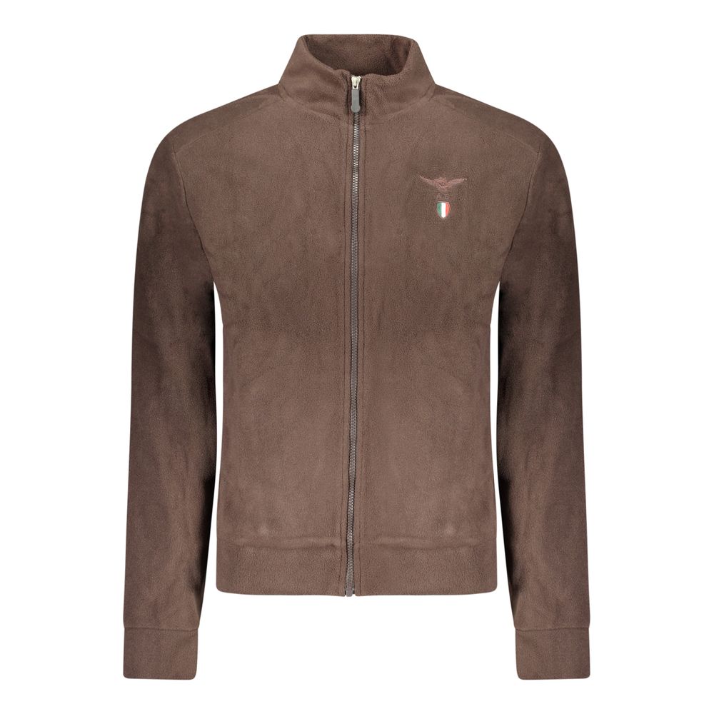 Brown Polyester Men's Sweatshirt
