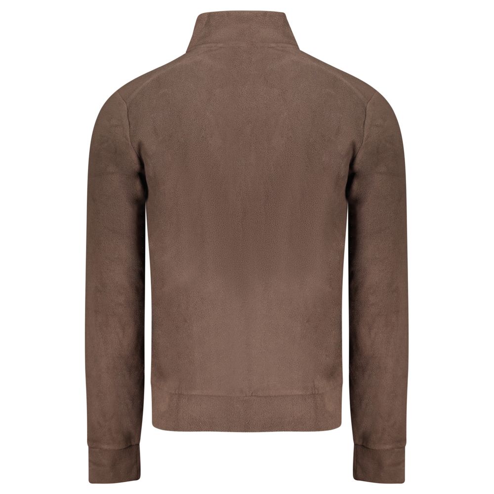 Brown Polyester Men's Sweatshirt