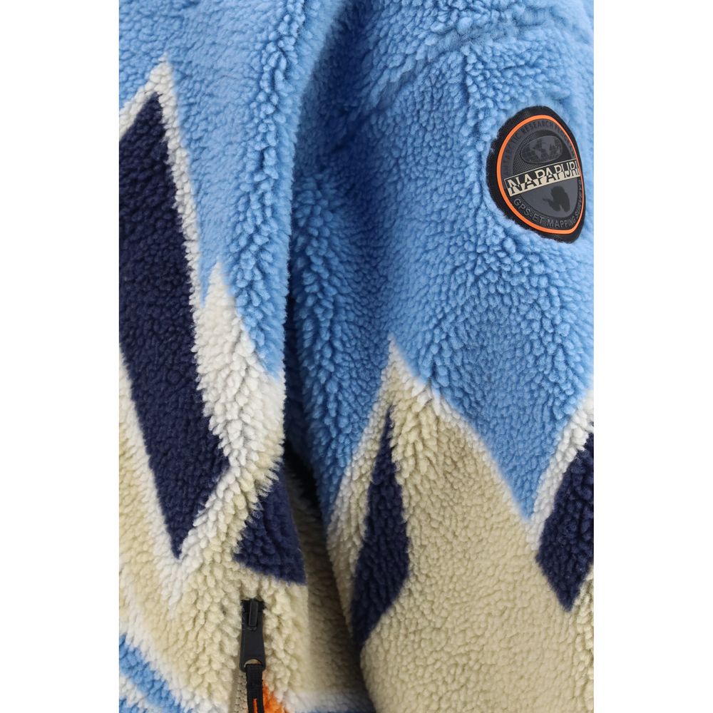 Blue Recycled Polyester Shell Jacket