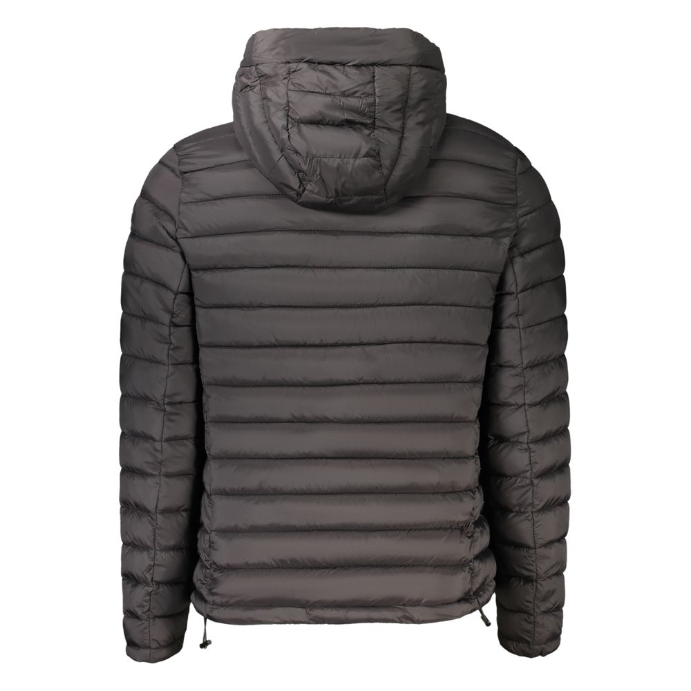 Black Polyamide Men's Jacket