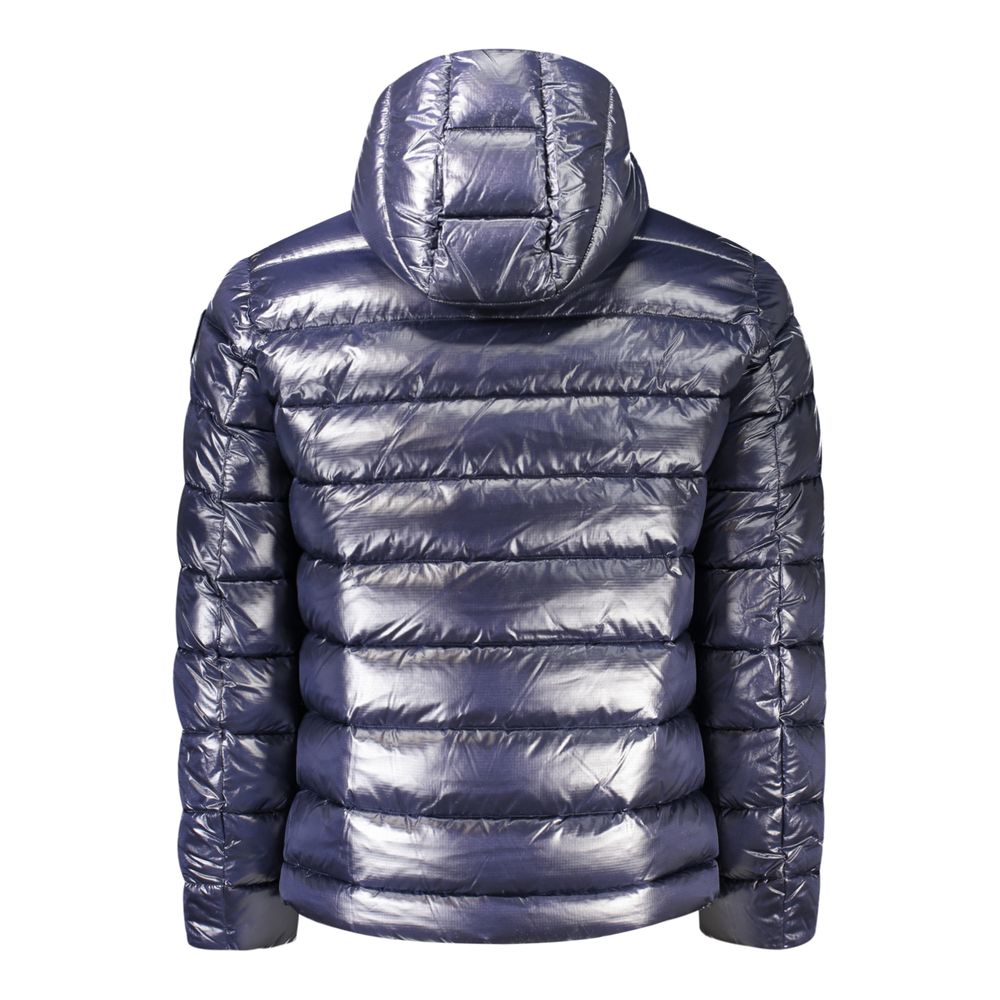 Blue Polyamide Men's Jacket