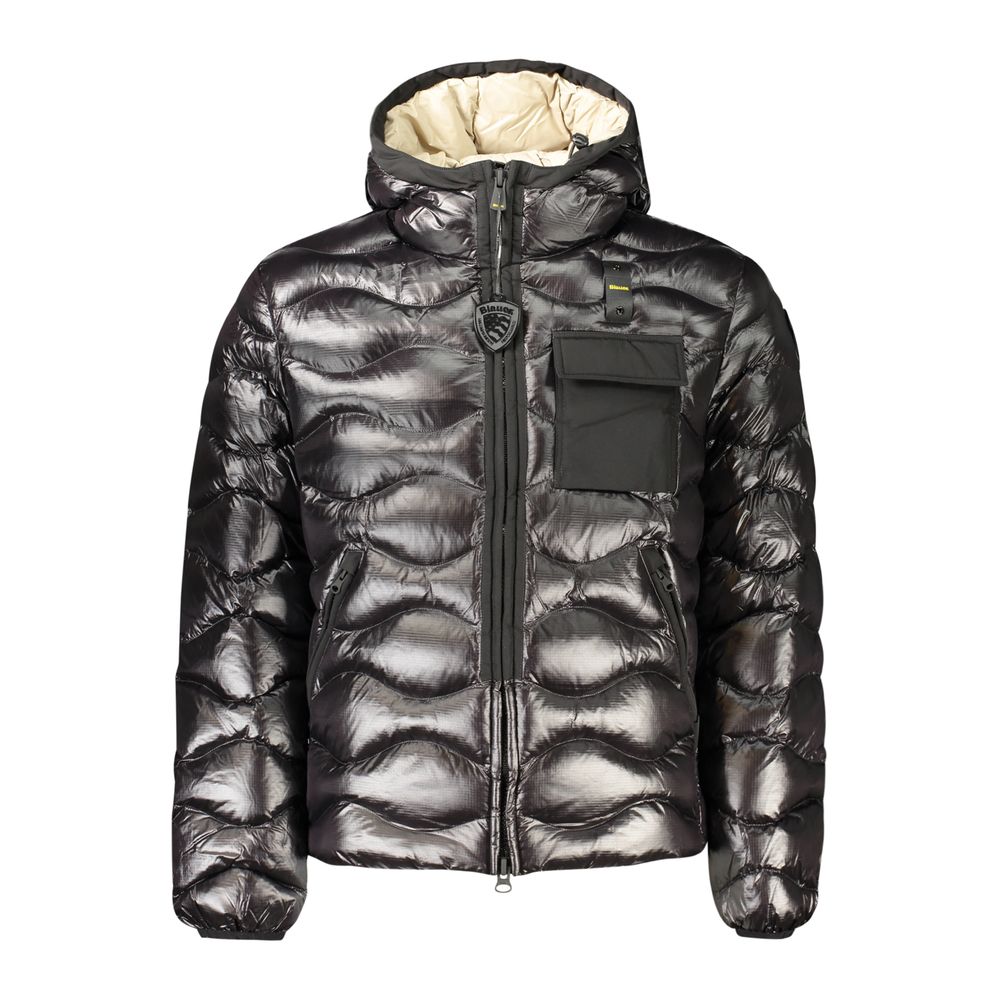 Black Poliammide Men's Jacket