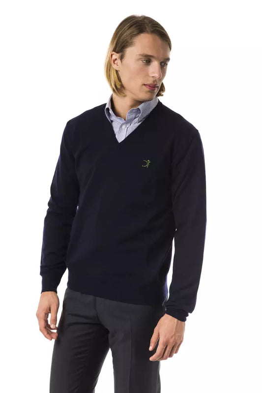 Blue Merino Men Sweater