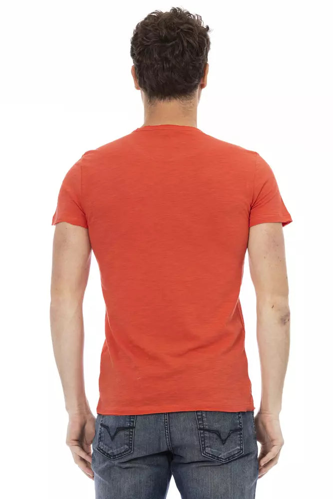 Red Cotton Men's T-Shirt