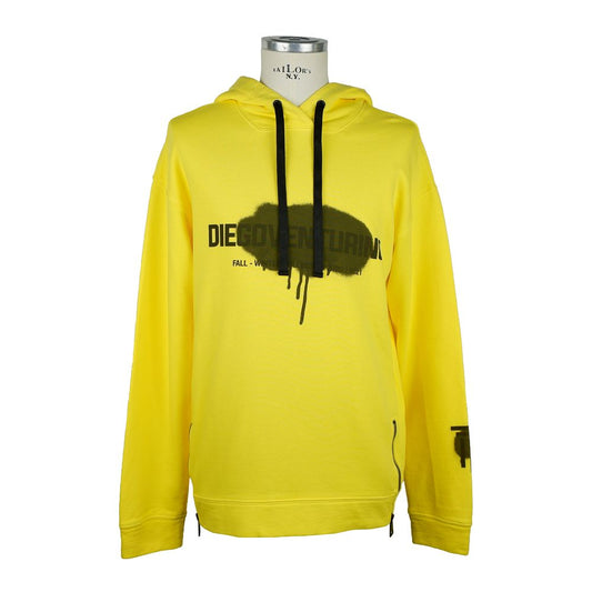 Yellow Cotton Men's Sweatshirt