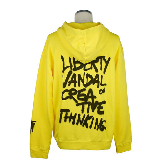 Yellow Cotton Men's Sweatshirt